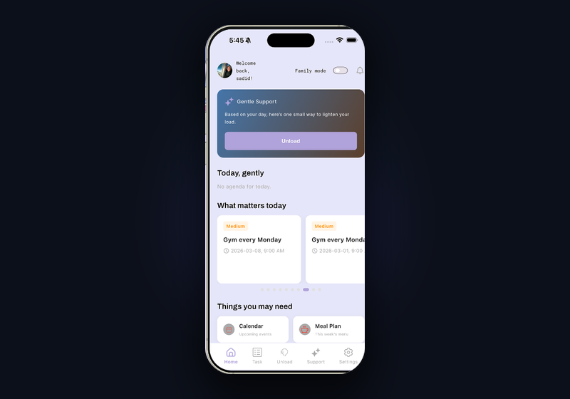 Task Mama Mobile App Interface